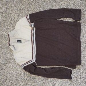New Arizona Jeans Fleece Quarter Zip Sweatshirt Vintage Colors Mens M